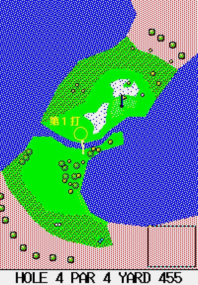 ４番ホールの図