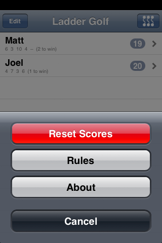 Options Menu